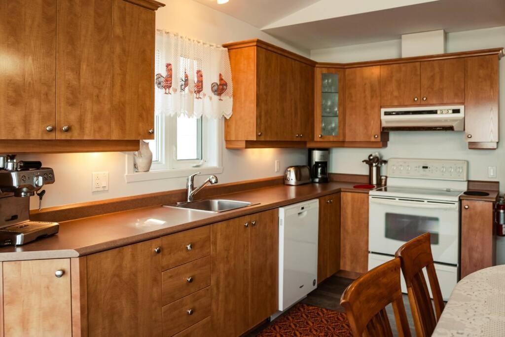 Maison sur la plage Chambord Extérieur photo